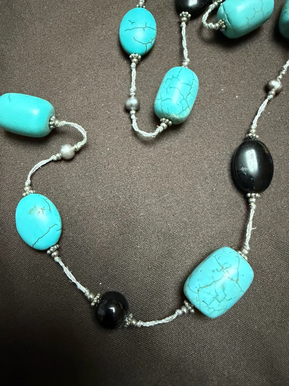 Park Lane Tropics Necklace Genuine Turquoise Retired 48” $98